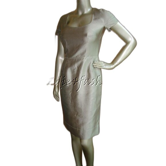 $2150 NWT DOLCE & GABBANA Stylish Scoop Neck Sheath Dress 6 - Picture 1 of 6